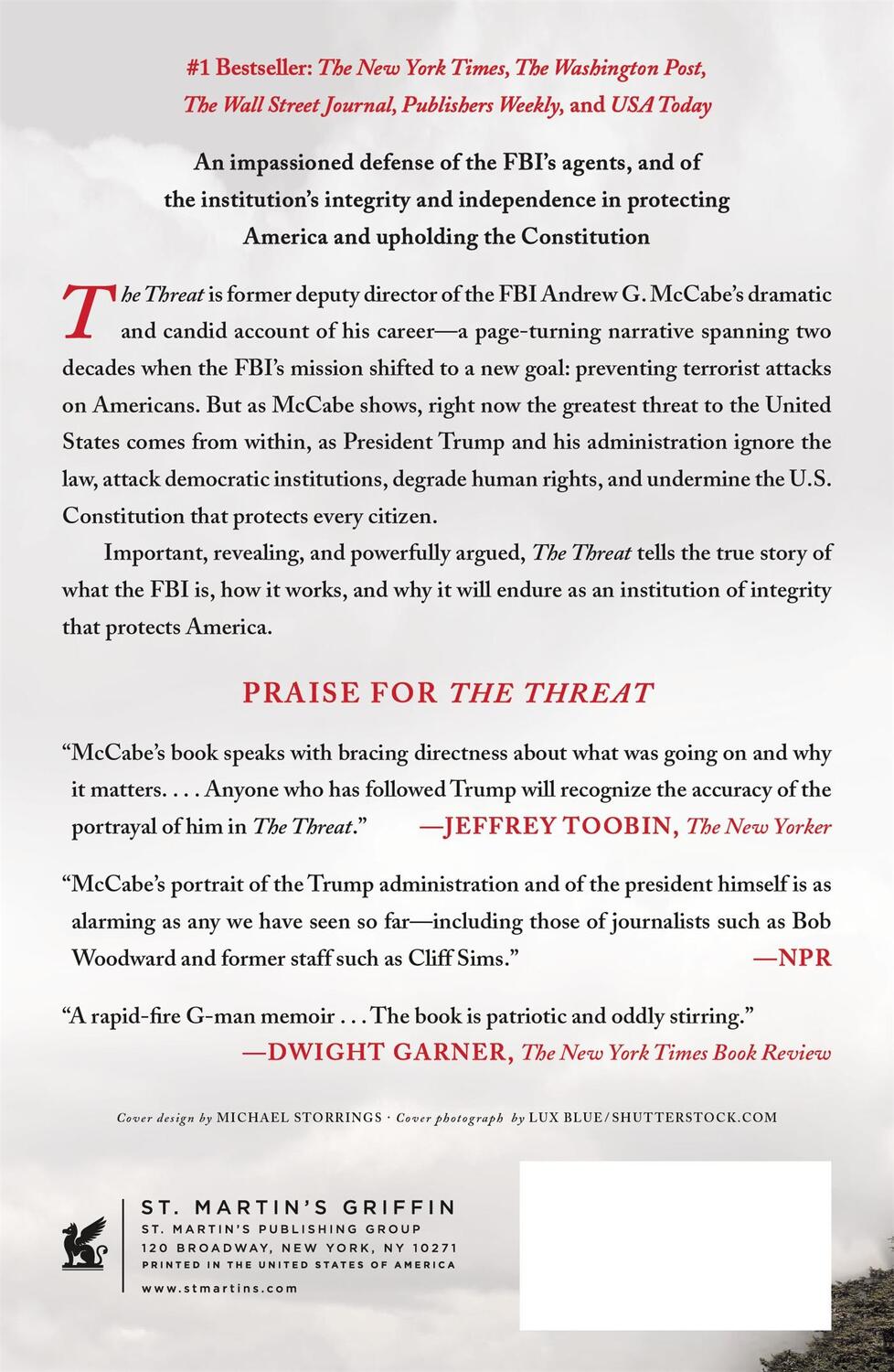 Rückseite: 9781250207586 | The Threat: How the FBI Protects America in the Age of Terror and...