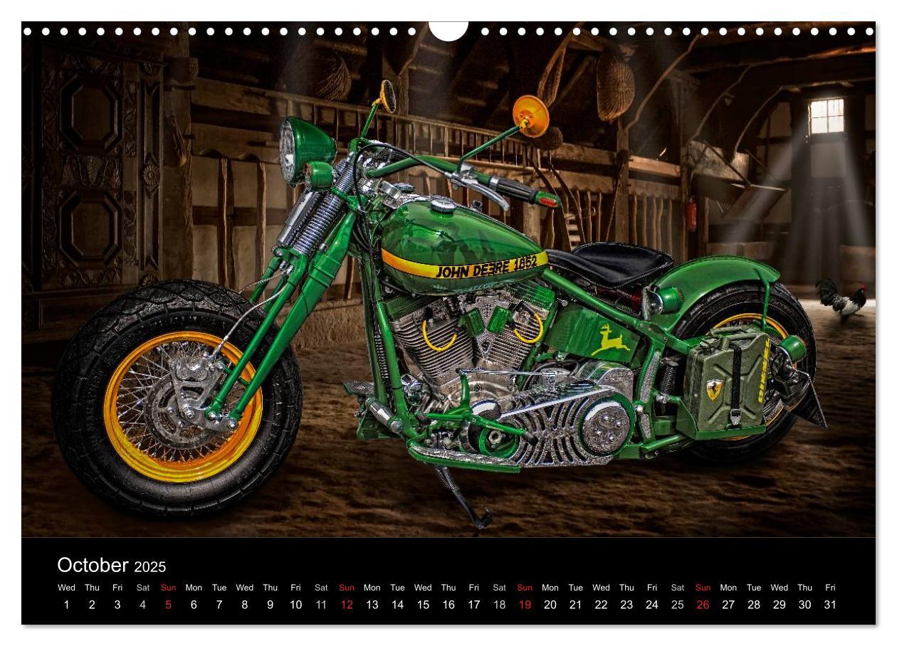 Bild: 9781325961580 | Motorbike Dreams (Wall Calendar 2025 DIN A3 landscape), CALVENDO 12...