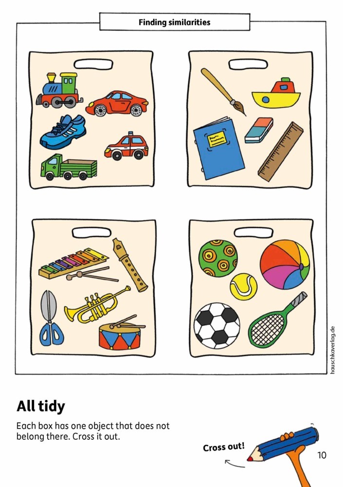 Bild: 9783881007375 | Kindergarten Activity Book from age 4 years - Spot the difference -...