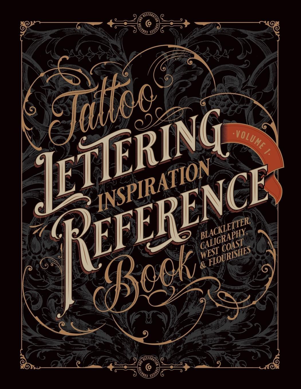 Cover: 9781925968705 | Tattoo Lettering Inspiration Reference Book | Kale James | Taschenbuch