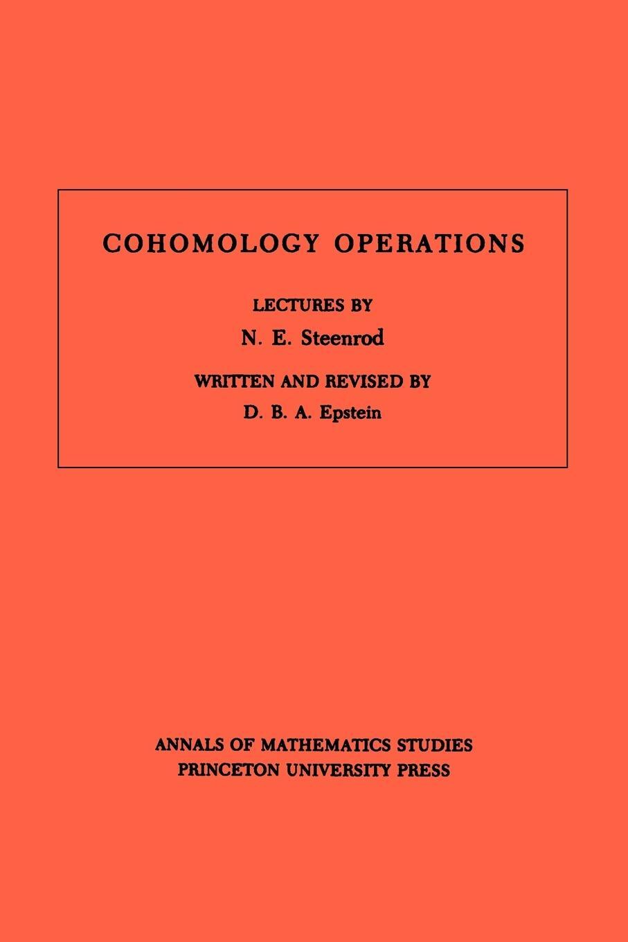 Cover: 9780691079240 | Cohomology Operations (AM-50), Volume 50 | David B. A. Epstein | Buch