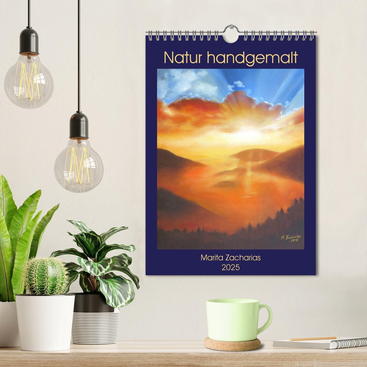 Bild: 9783435940295 | Natur handgemalt Marita Zacharias (Wandkalender 2025 DIN A4 hoch),...