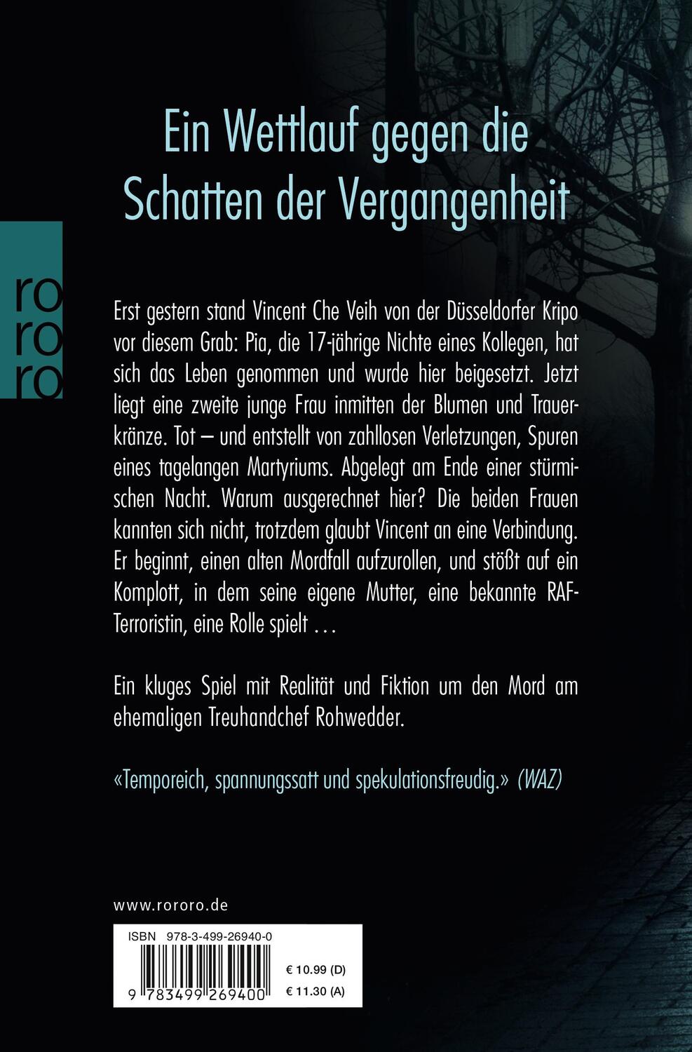 Rückseite: 9783499269400 | Schattenboxer | Thriller | Horst Eckert | Taschenbuch | Paperback