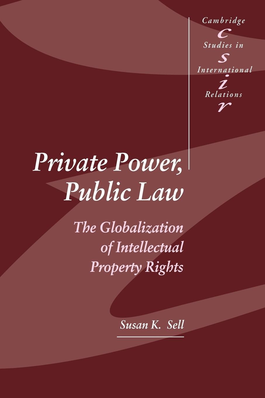 Cover: 9780521525398 | Private Power, Public Law | Susan Sell | Taschenbuch | Paperback