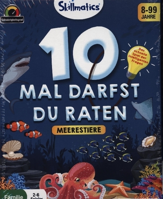 Cover: 8904279502734 | 10 Mal Darfst Du Raten - Meerestiere | Spiel | Karton | Deutsch