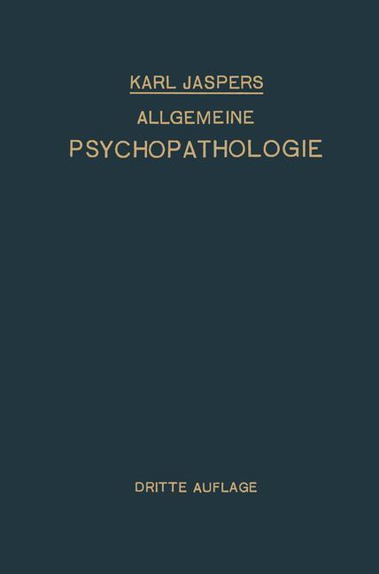Cover: 9783662358740 | Allgemeine Psychopathologie | Für Studierende, Ärzte und Psychologen