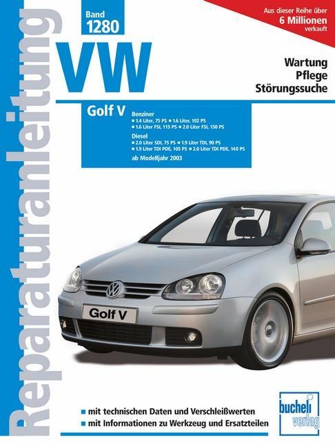Cover: 9783716820681 | VW Golf V | Ab Modelljahr 2003 | Taschenbuch | Reparaturanleitungen