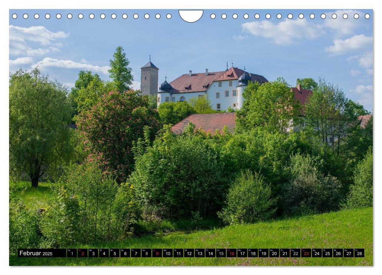 Bild: 9783435607624 | Unterwegs auf der fränkischen Burgenstraße (Wandkalender 2025 DIN...