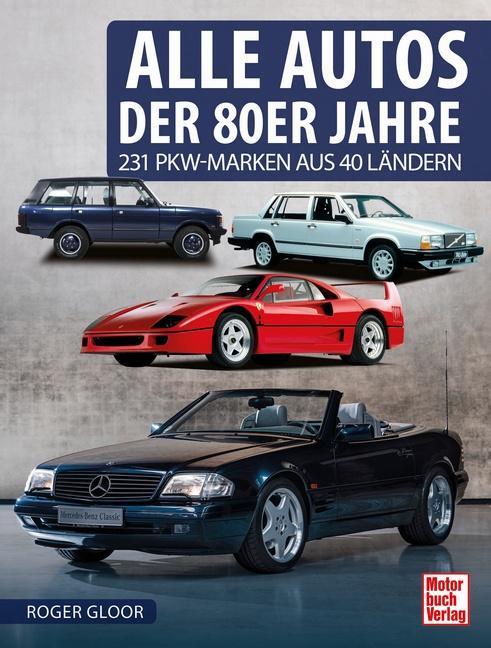 Cover: 9783613044876 | Alle Autos der 80er Jahre | 231 PKW-Marken aus 40 Ländern | Gloor