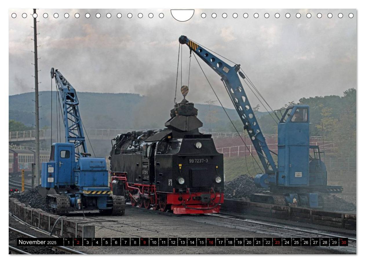 Bild: 9783435754960 | Die Brockenbahn - Mit Volldampf durch den Harz (Wandkalender 2025...