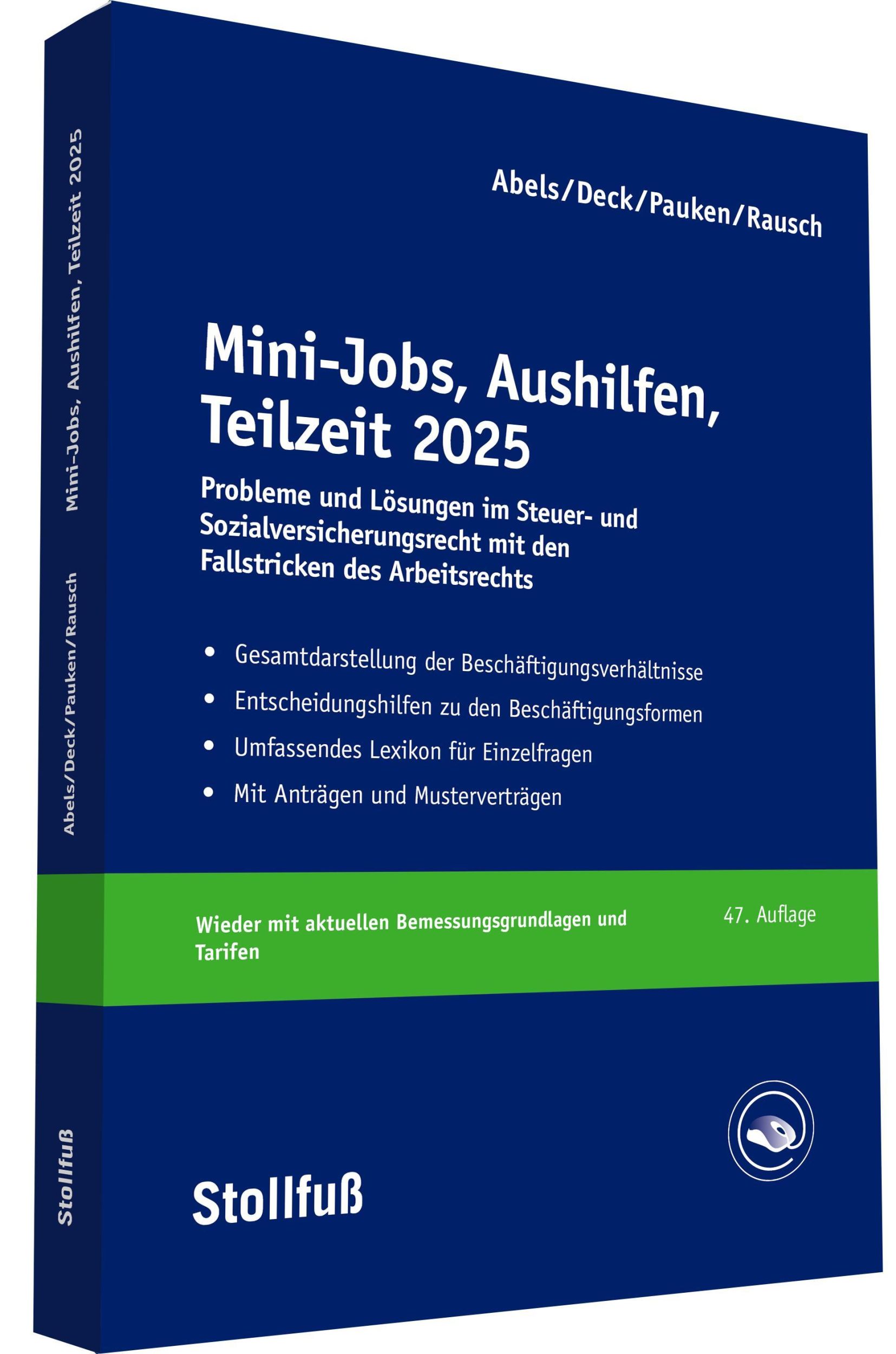 Cover: 9783083276258 | Mini-Jobs, Aushilfen, Teilzeit 2025 | Andreas Abels (u. a.) | Buch