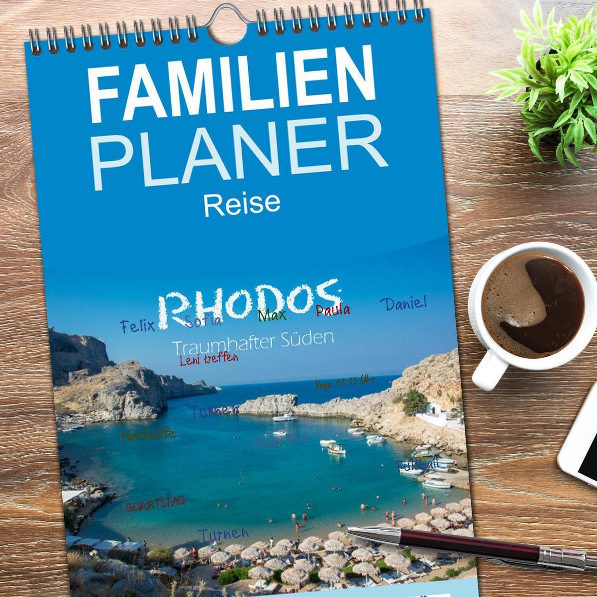 Bild: 9783457117316 | Familienplaner 2025 - Rhodos - Traumhafter Süden mit 5 Spalten...