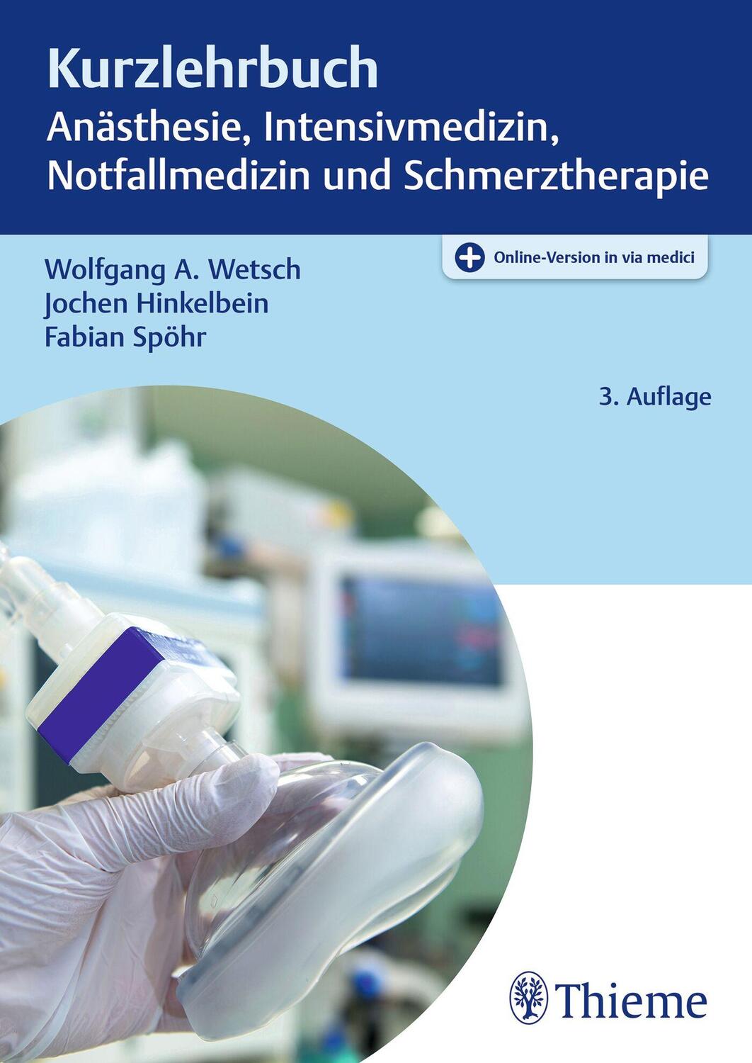 Cover: 9783132456624 | Kurzlehrbuch Anästhesie, Intensivmedizin, Notfallmedizin und...