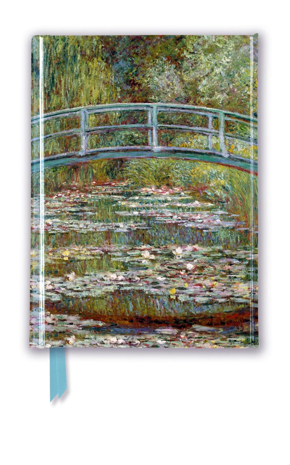 Cover: 9781787555853 | Claude Monet: Bridge Over a Pond of Water Lilies (Foiled Pocket...