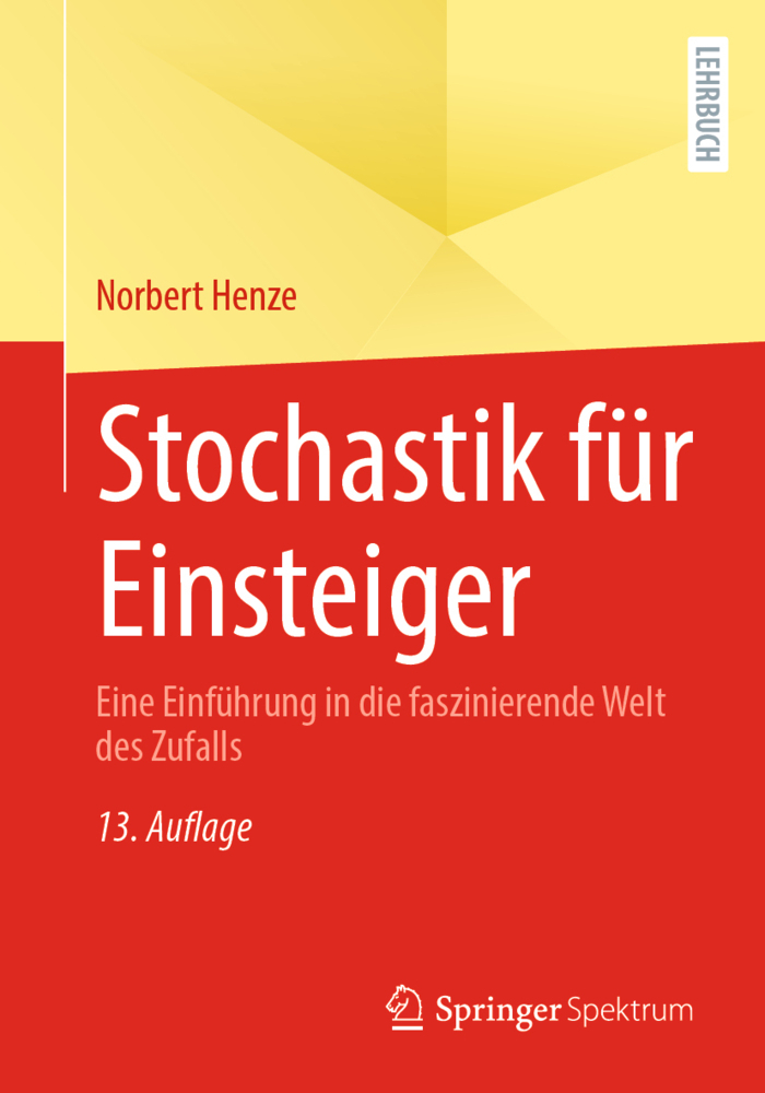 Cover: 9783662638392 | Stochastik für Einsteiger | Norbert Henze | Taschenbuch | X | Deutsch
