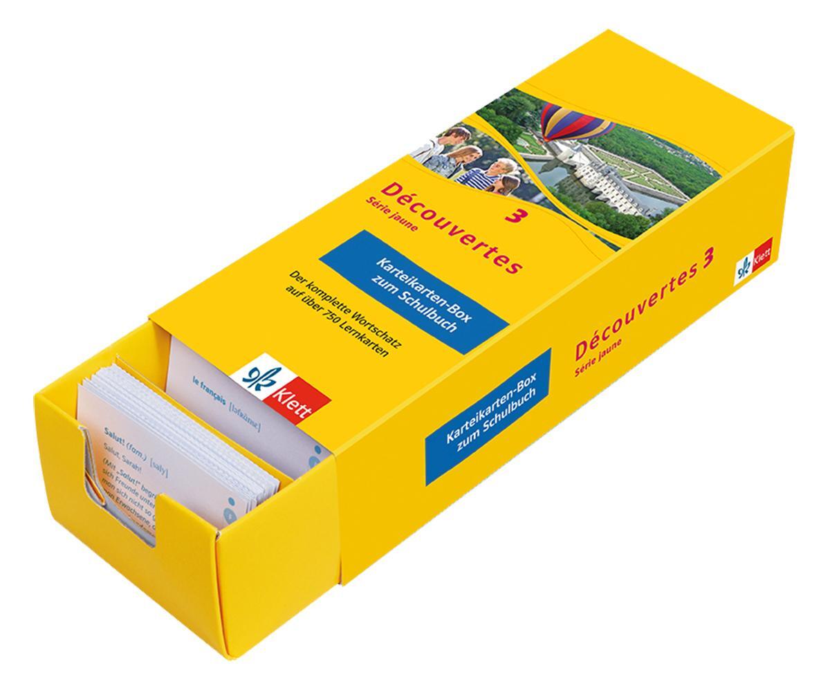 Cover: 9783129240274 | Découvertes Série jaune 3. Vokabel-Lernbox zum Schulbuch | Box | 2015