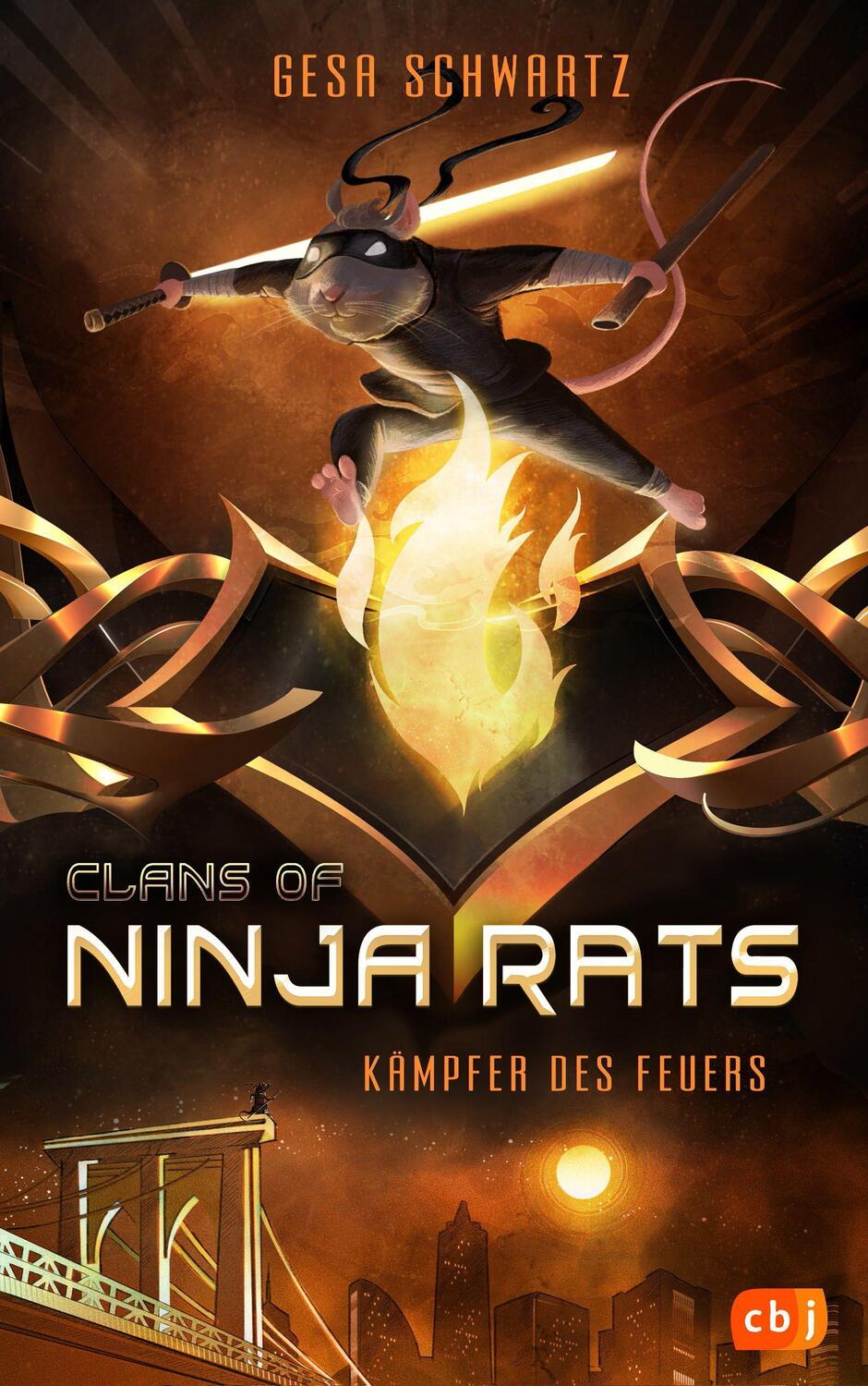 Cover: 9783570178201 | Clans of Ninja Rats - Kämpfer des Feuers | Gesa Schwartz | Buch | 2023