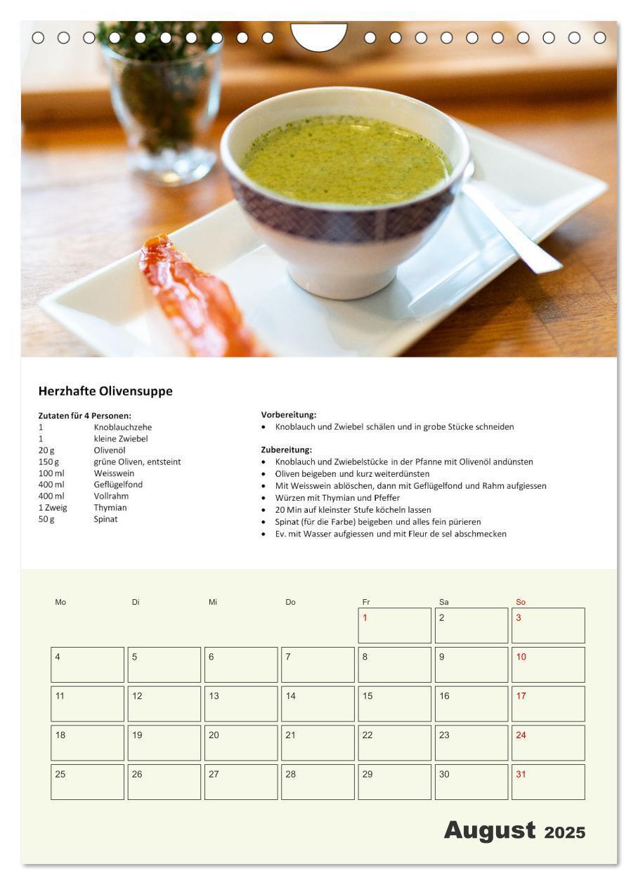 Bild: 9783435932573 | Der tolle Rezeptkalender (Wandkalender 2025 DIN A4 hoch), CALVENDO...