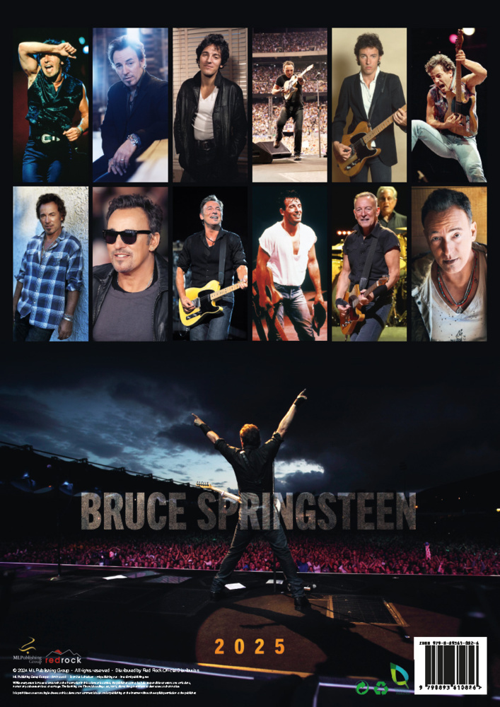 Bild: 9798893610826 | Bruce Springsteen Kalender 2025 | Kalender | 14 S. | Deutsch | 2025