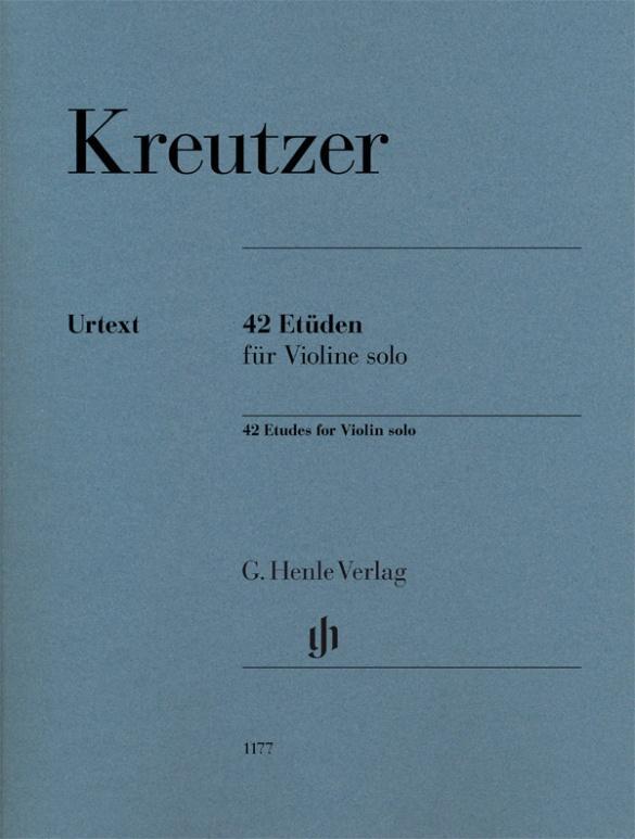 Cover: 9790201811772 | 42 Etüden für Violine solo | Instrumentation: Violin solo | Gertsch