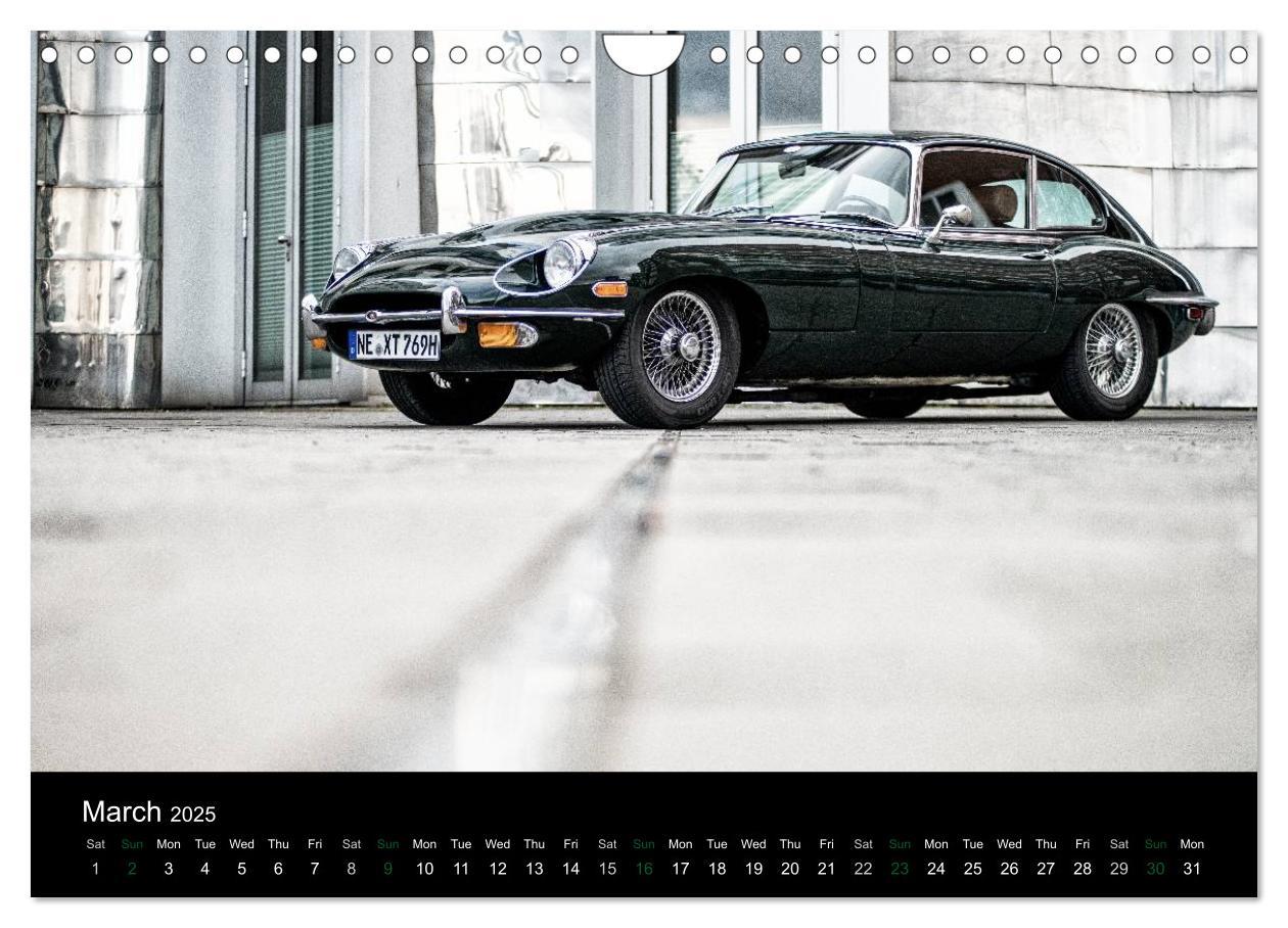 Bild: 9781325955763 | Jaguar E-Type (Wall Calendar 2025 DIN A4 landscape), CALVENDO 12...