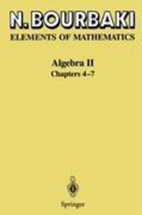 Cover: 9783540007067 | Algebra II | Chapters 4 - 7 | N. Bourbaki | Taschenbuch | Paperback