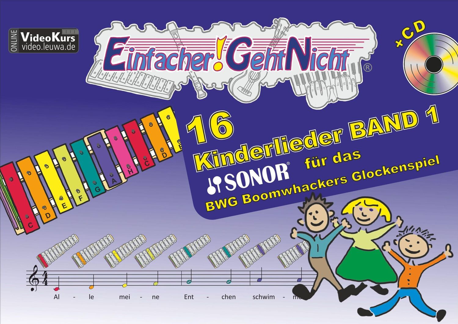 Cover: 9783940533395 | Einfacher!-Geht-Nicht: 16 Kinderlieder BAND 1 - für das SONOR BWG...