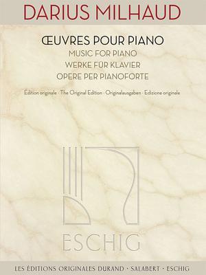 Cover: 9781495011979 | Music for Piano | The Original Edition | Darius Milhaud | Taschenbuch