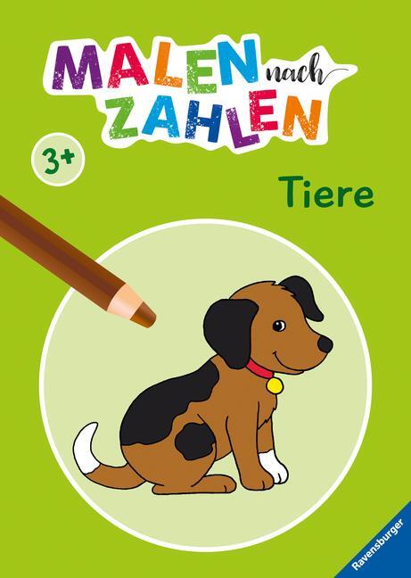 Cover: 9783473555383 | Malen nach Zahlen ab 3: Tiere | Taschenbuch | 24 S. | Deutsch | 2021