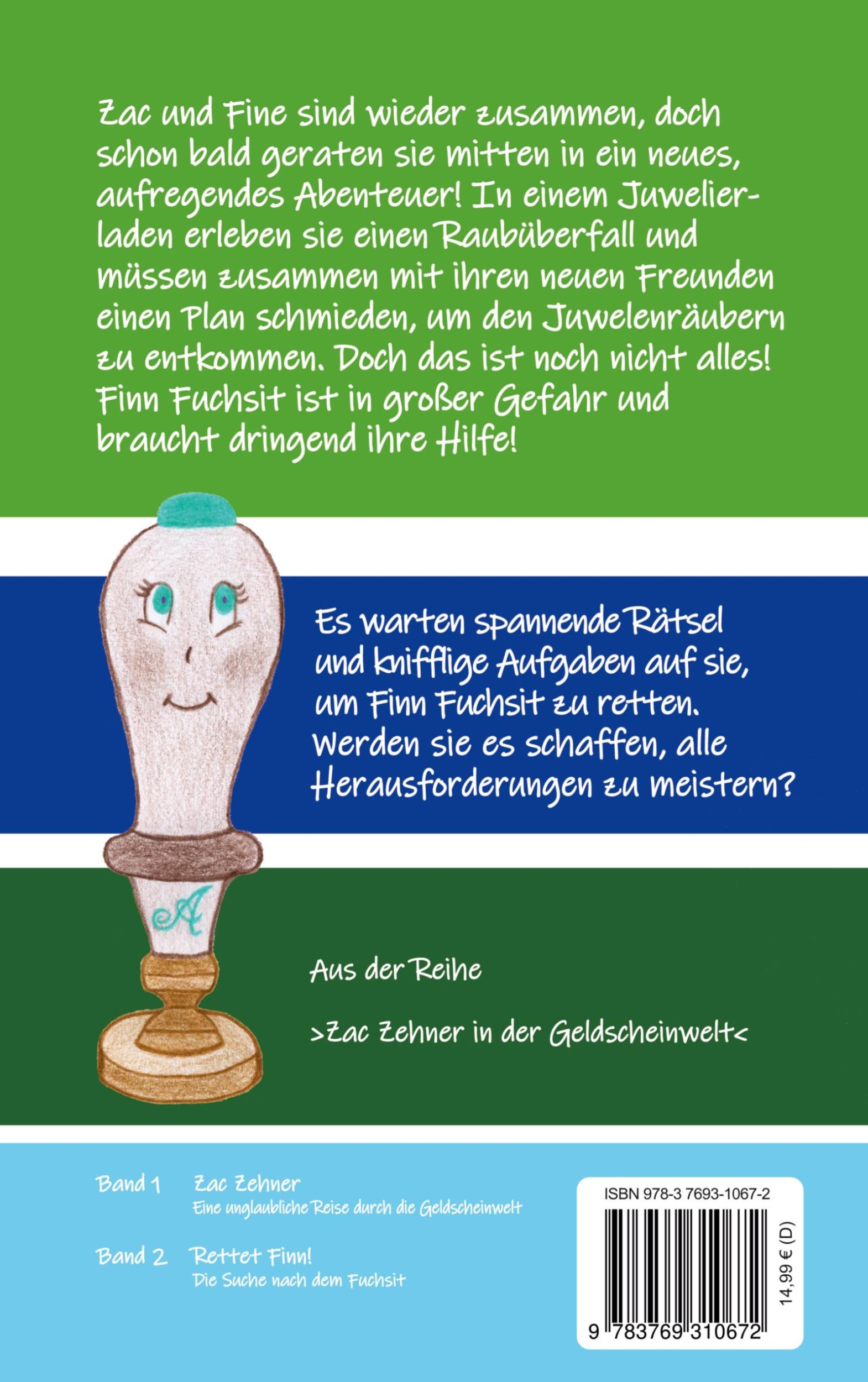 Rückseite: 9783769310672 | Rettet Finn! | Die Suche nach dem Fuchsit | Alexandra Helmke | Buch