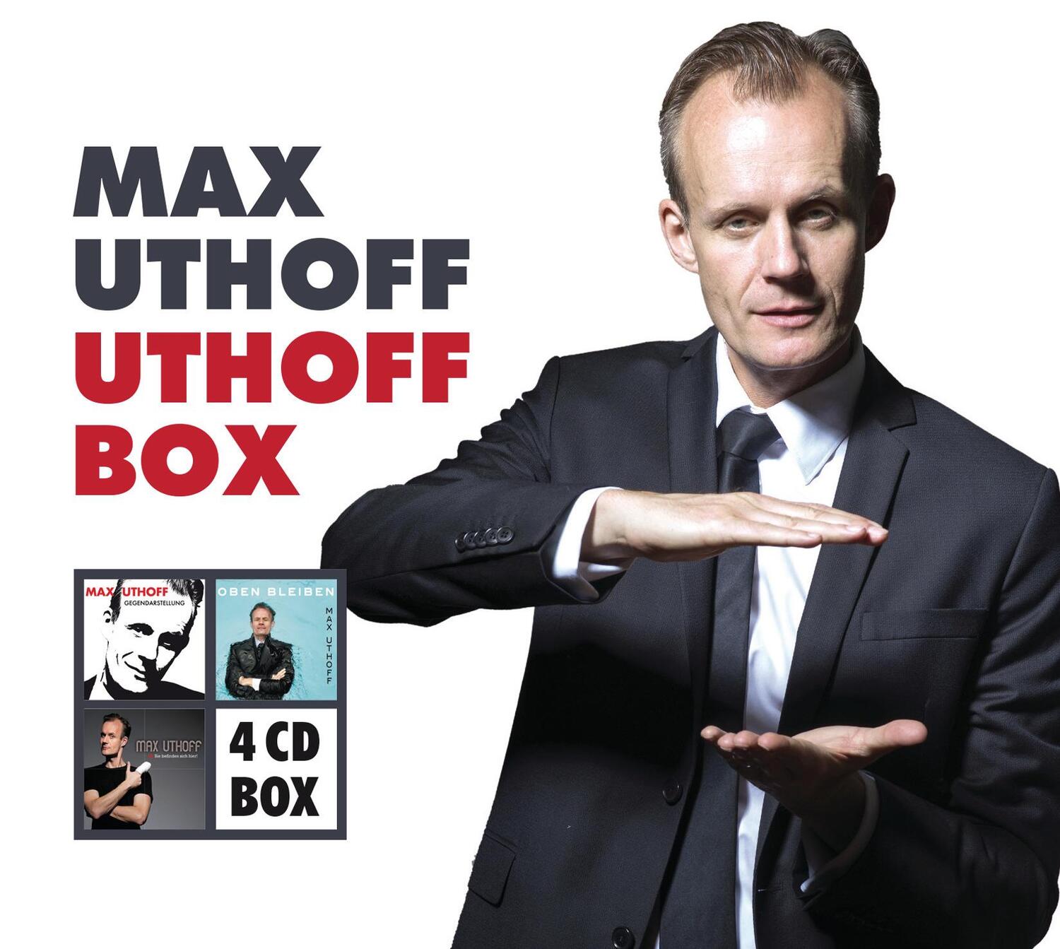 Cover: 9783837136845 | Max-Uthoff-Box | WortArt | Max Uthoff | Audio-CD | 4 Audio-CDs | 2016
