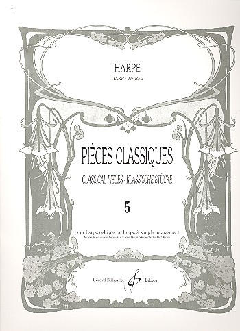 Cover: 9790043043690 | Pieces Classiques Pour Harpe Volume 5 | Buch | Gerard Billaudot