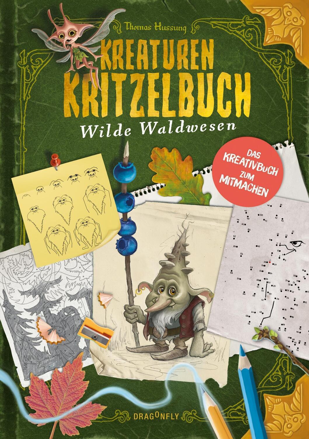 Cover: 9783748801962 | Kreaturenkritzelbuch - Wilde Waldwesen | Thomas Hussung | Buch | 2022