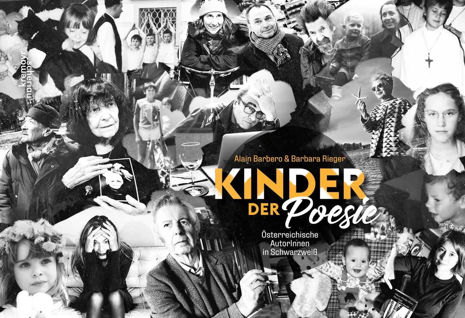 Cover: 9783218011792 | Kinder der Poesie | Österreichische AutorInnen in Schwarzweiß | Rieger