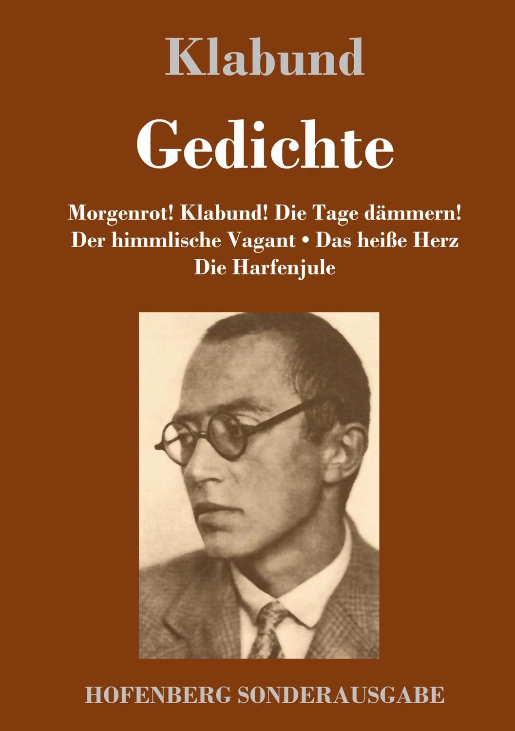 Cover: 9783743720183 | Gedichte | Klabund | Buch | HC runder Rücken kaschiert | 276 S. | 2017