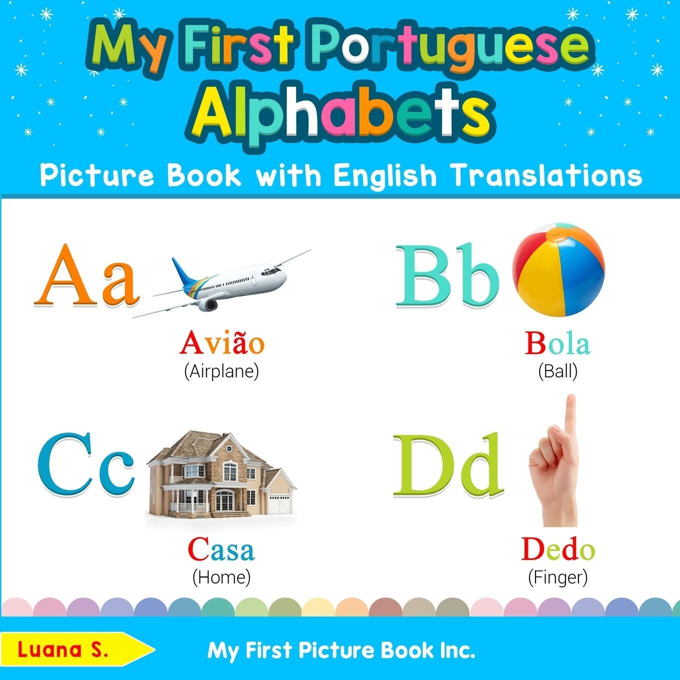 Cover: 9780369600127 | My First Portuguese Alphabets Picture Book with English Translations