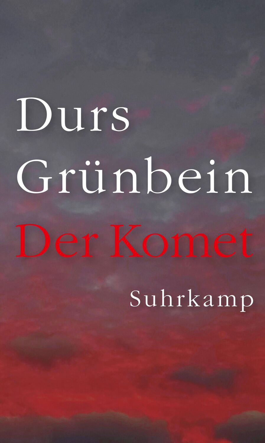 Cover: 9783518430200 | Der Komet | Ein Bericht | Durs Grünbein | Buch | 282 S. | Deutsch