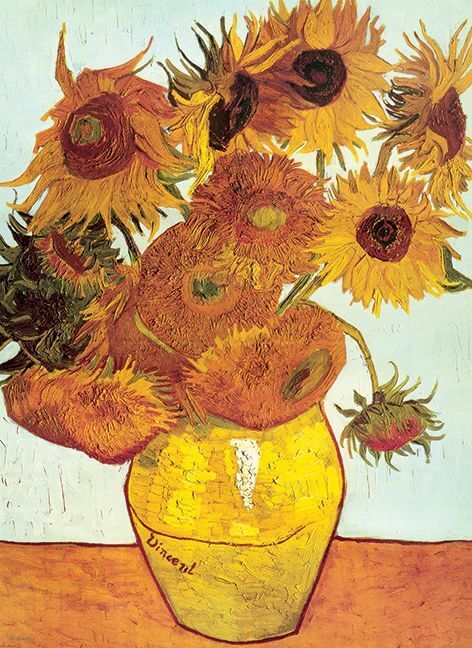 Cover: 628136636889 | Twelve Sunflowers by van Gogh (Puzzle) | Spiel | In Spielebox | 2018