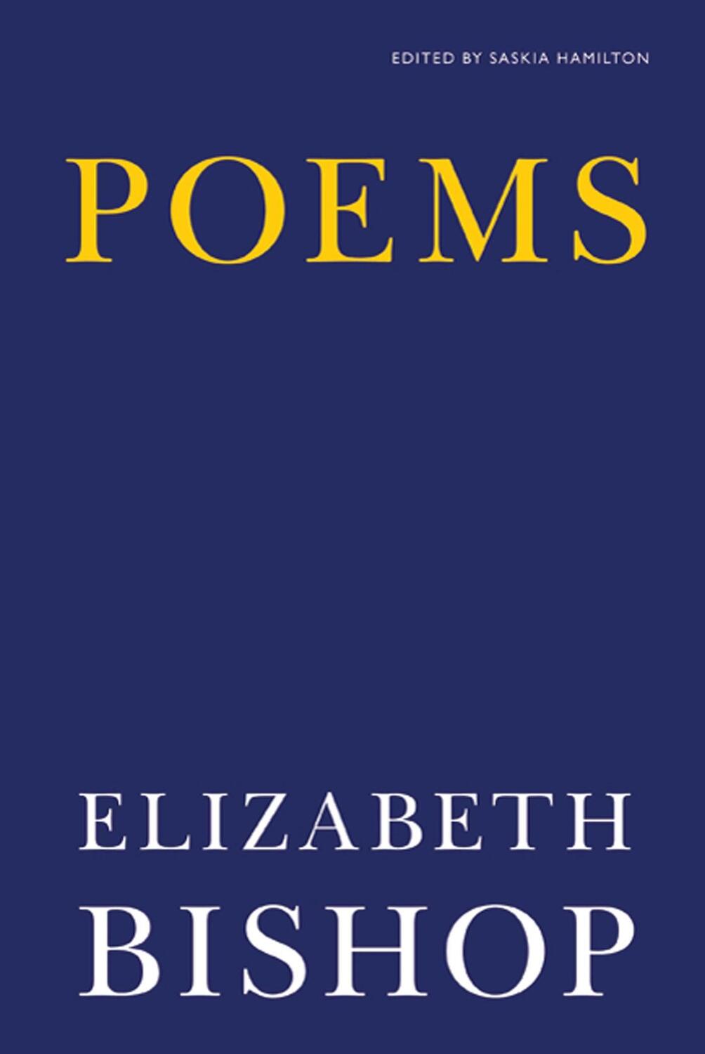 Cover: 9780374532369 | Poems | Elizabeth Bishop | Taschenbuch | Kartoniert / Broschiert