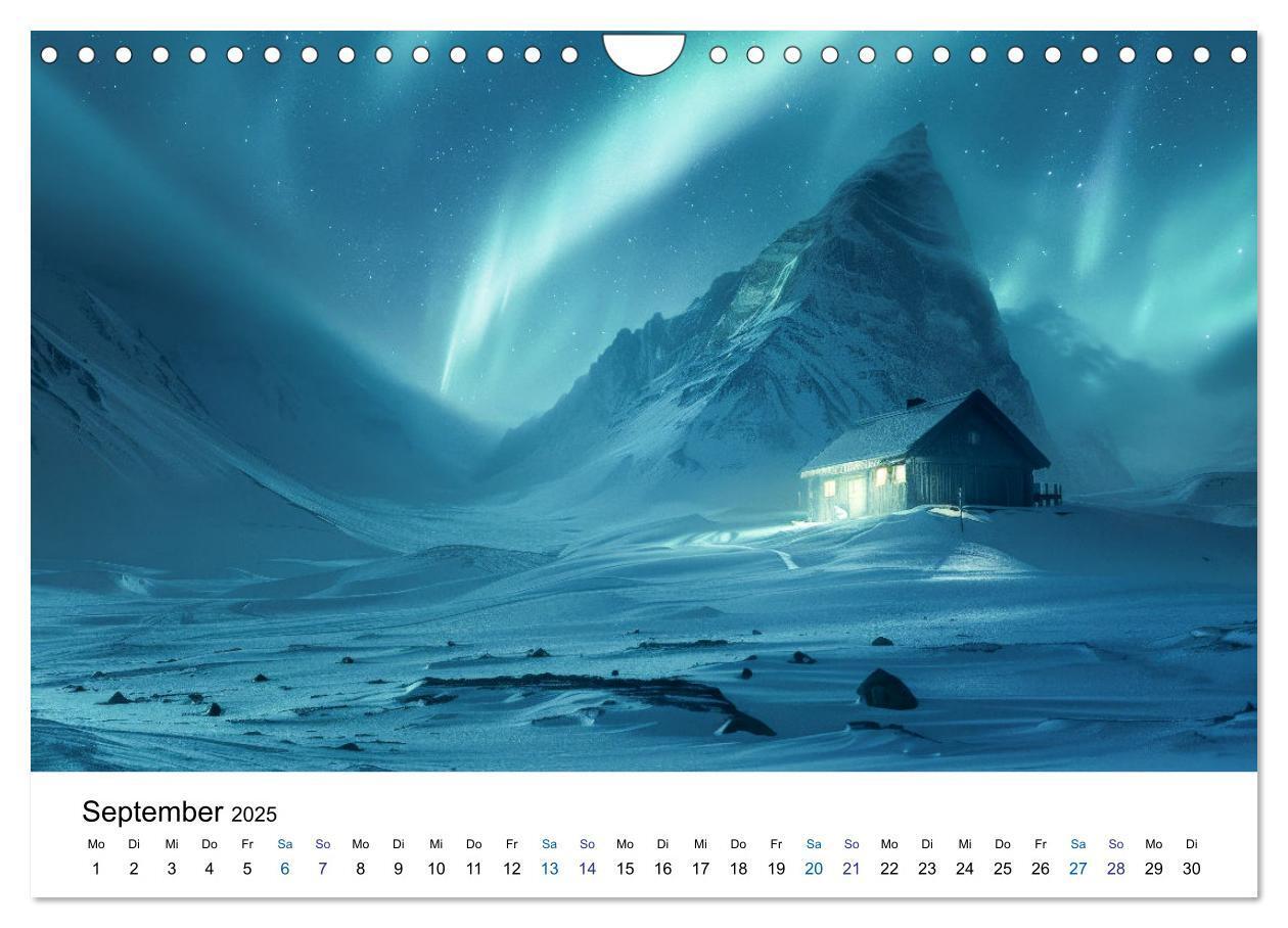 Bild: 9783383813634 | Aurora Borealis - Der Zauber der Nordlichter (Wandkalender 2025 DIN...