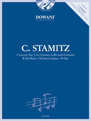 Cover: 9783905477276 | Concerto Nr. 3 in B-Dur | Carl Stamitz | Dowani 3 Tempi Play Along