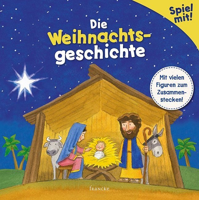 Cover: 9783868276589 | Die Weihnachtsgeschichte | Mit vielen Figuren zum Zusammenstecken!