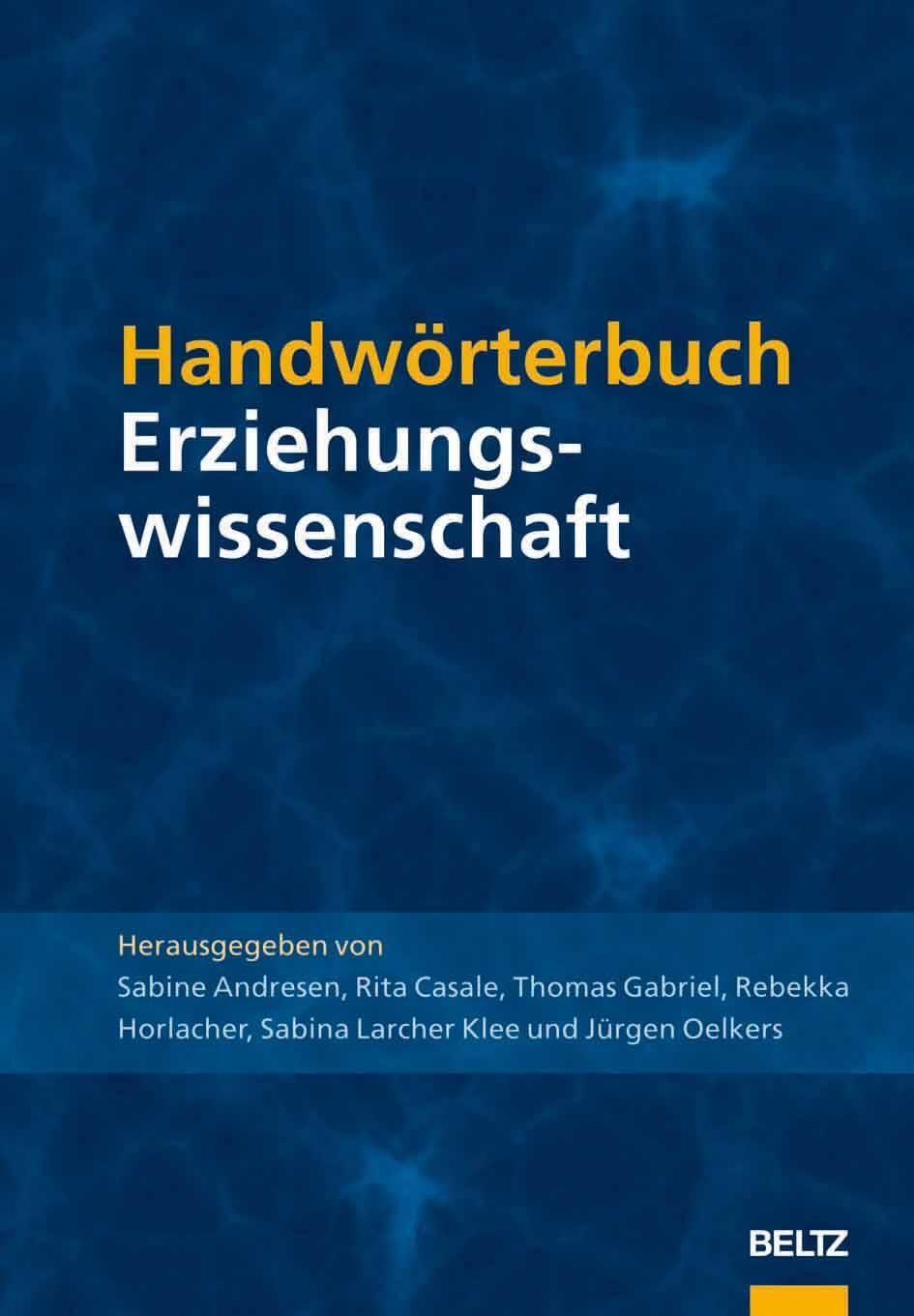 Cover: 9783407831590 | Handwörterbuch Erziehungswissenschaft | Sabine Andresen (u. a.) | Buch
