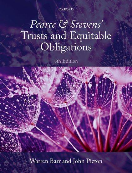 Cover: 9780198867494 | Pearce &amp; Stevens' Trusts and Equitable Obligations | Picton (u. a.)