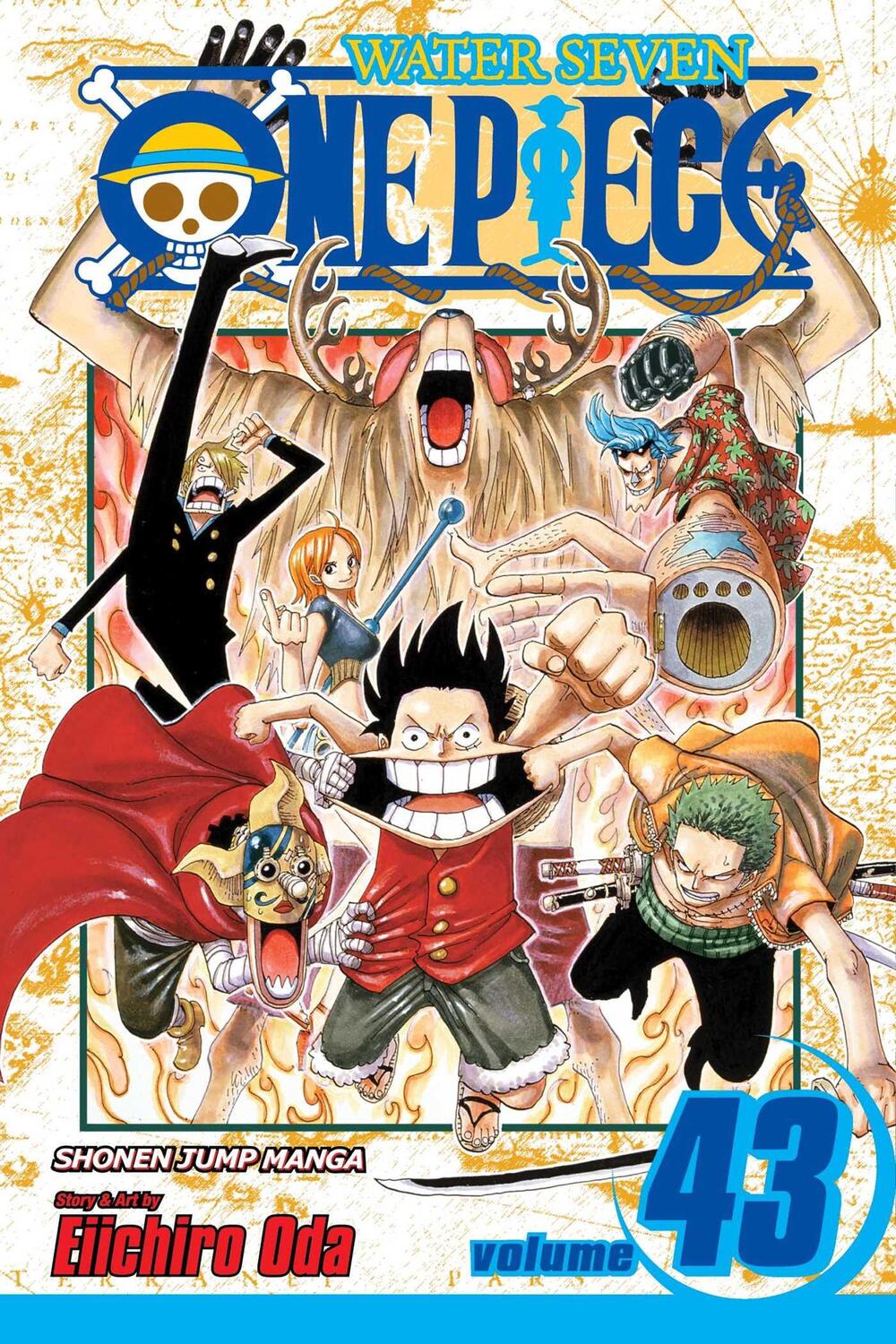 Cover: 9781421534596 | One Piece, Vol. 43 | Legend of a Hero | Eiichiro Oda | Taschenbuch