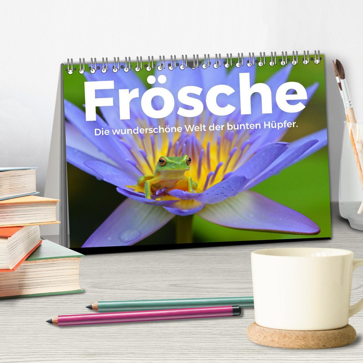 Bild: 9783435000395 | Frösche - Die wunderschöne Welt der bunten Hüpfer. (Tischkalender...