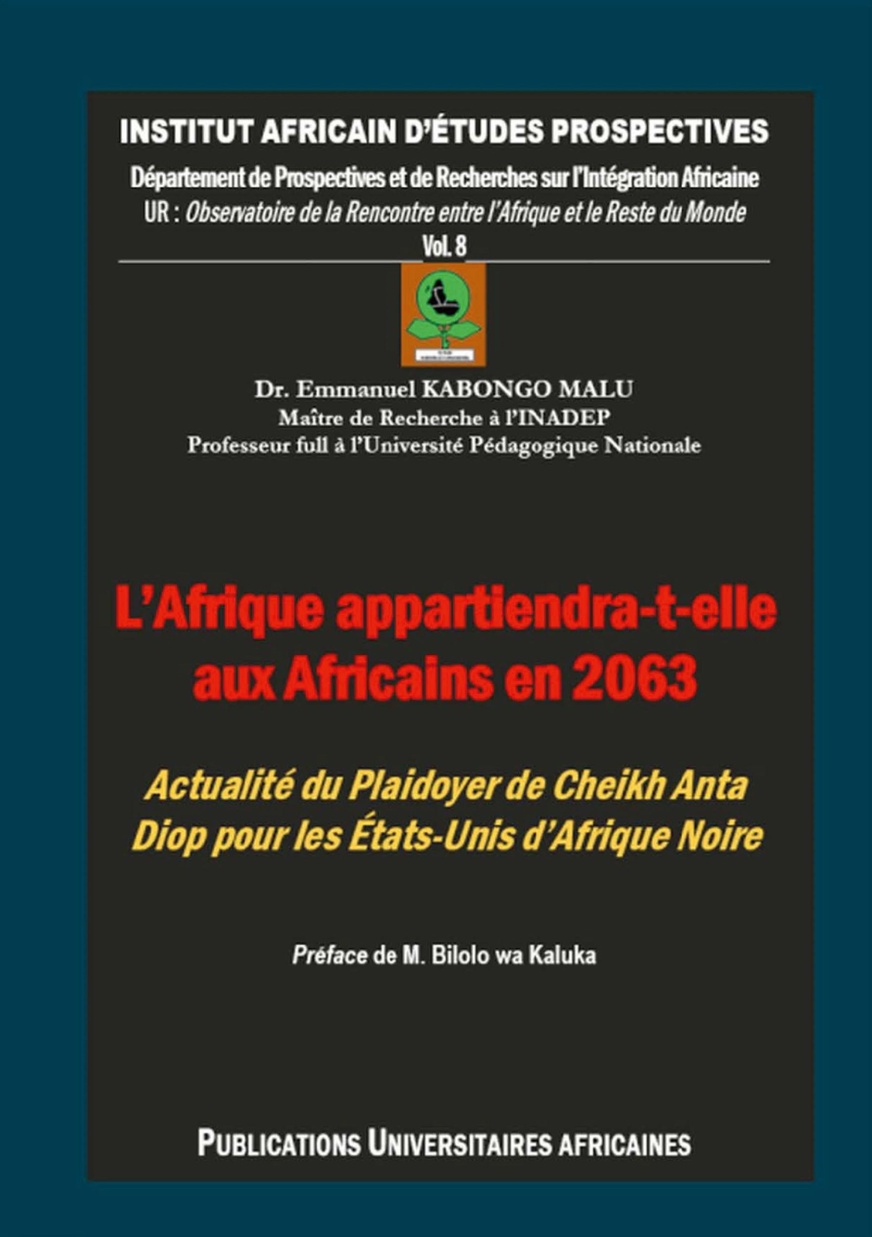 Cover: 9783931169183 | L'Afrique appartiendra-t-elle aux Africains en 2063 ? | Malu | Buch