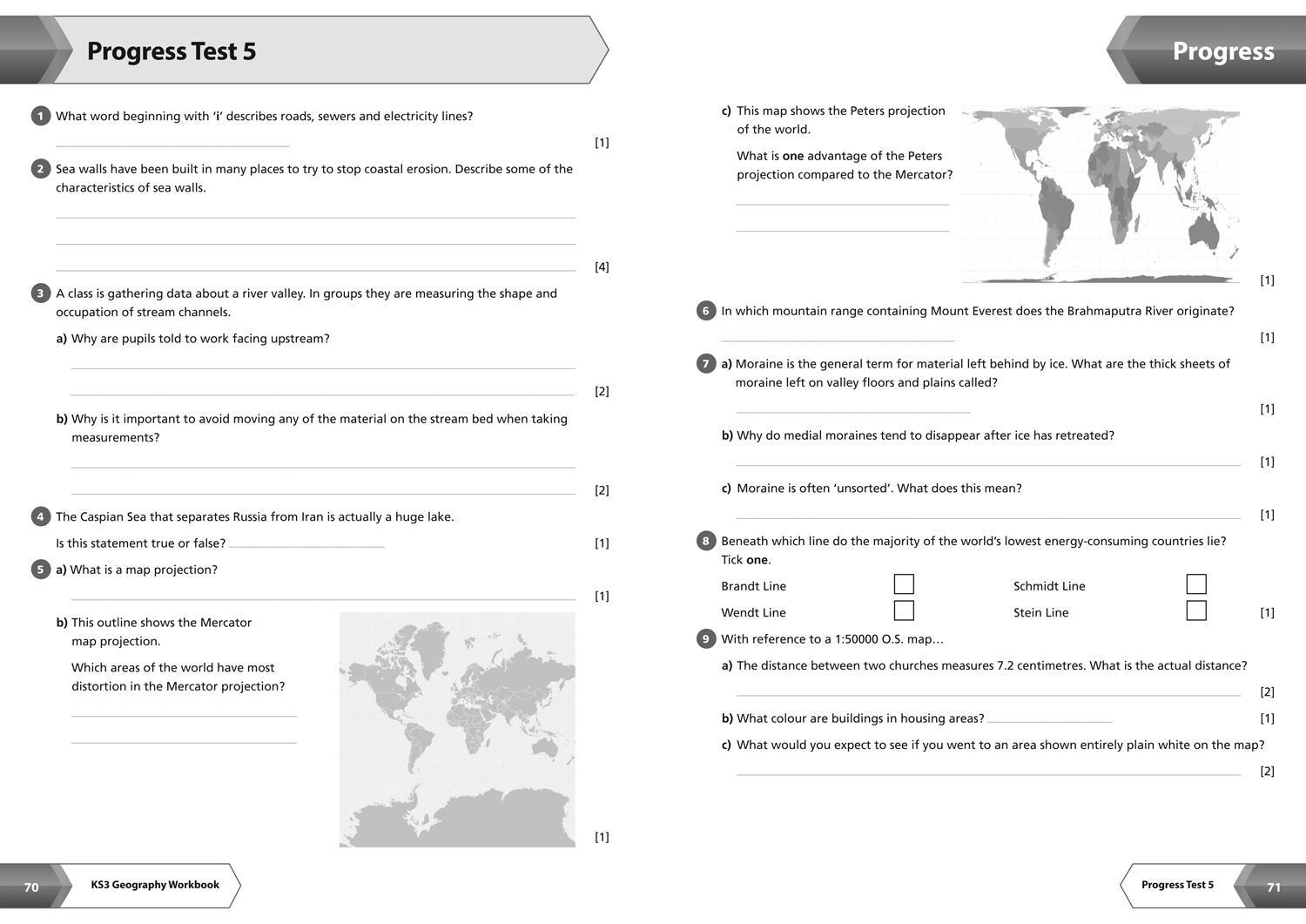 Bild: 9780008399924 | KS3 Geography Workbook | Ideal for Years 7, 8 and 9 | Collins KS3