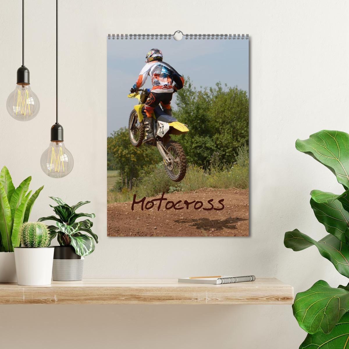 Bild: 9783457079355 | Motocross Terminplaner (Wandkalender 2025 DIN A3 hoch), CALVENDO...