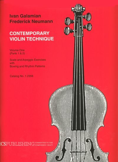 Cover: 600313123566 | The Galamian Contemporary Violin Technique, Vol. 1 | EAN 0600313123566